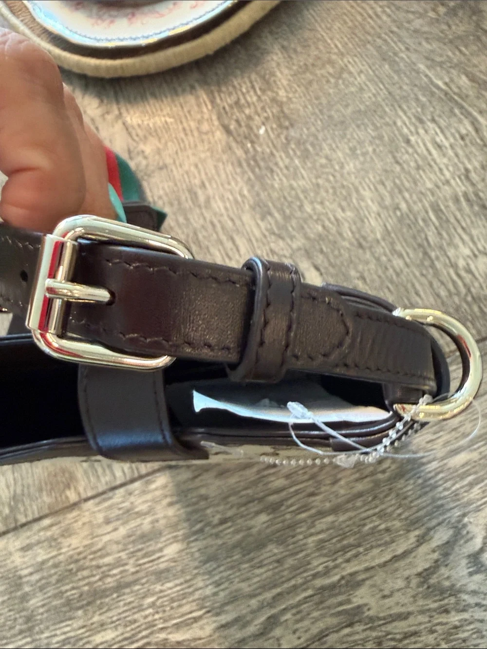 NWT GUCCI Horsebit 1955 bucket cloth handbag